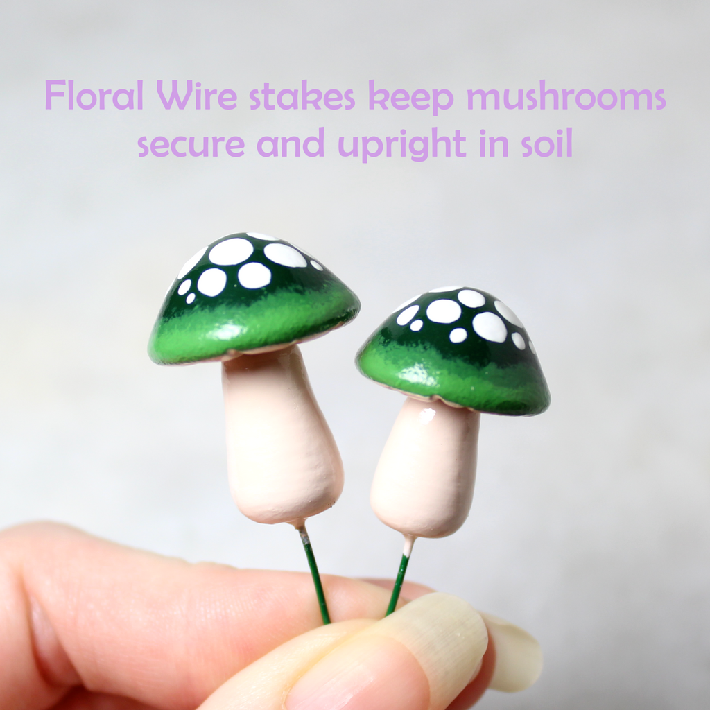 Evergreen Ombre Mushrooms (Set of 2)