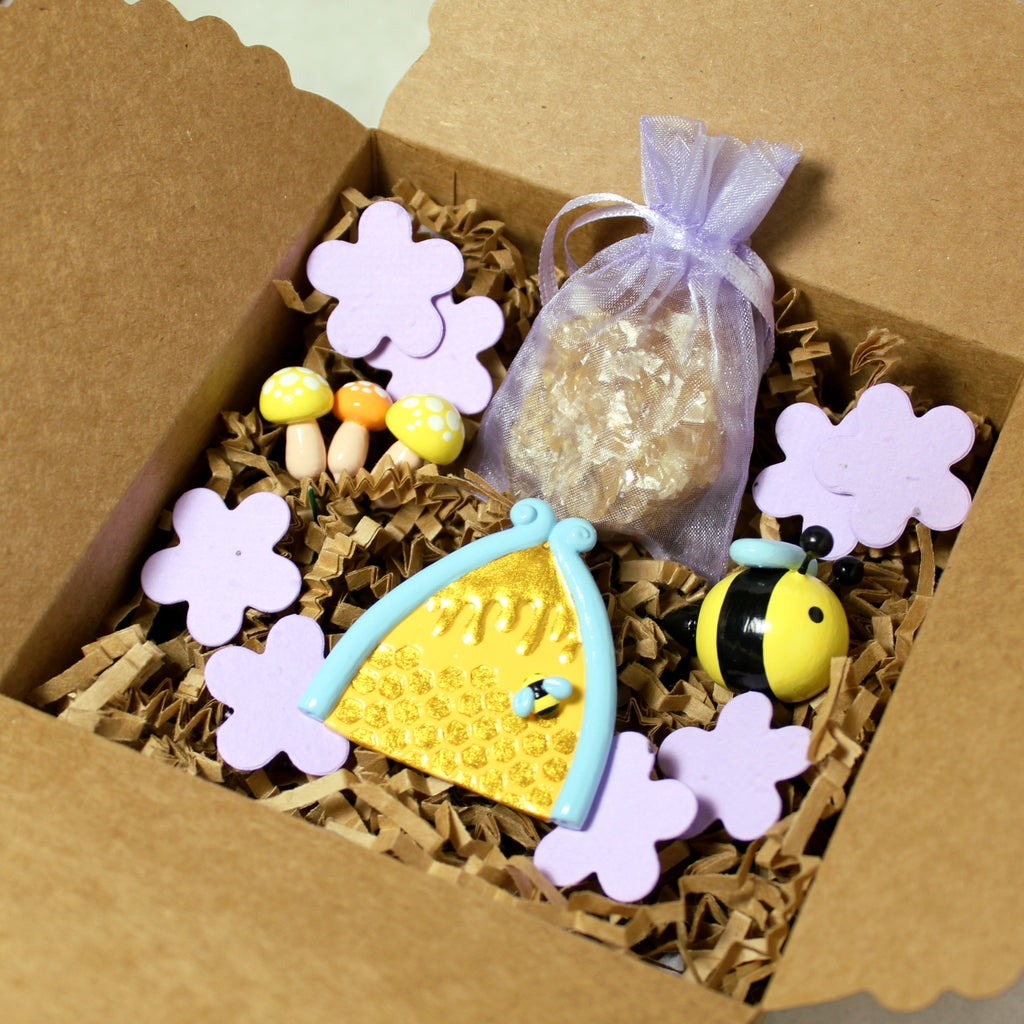 Honey Bee Fairy Garden Kit