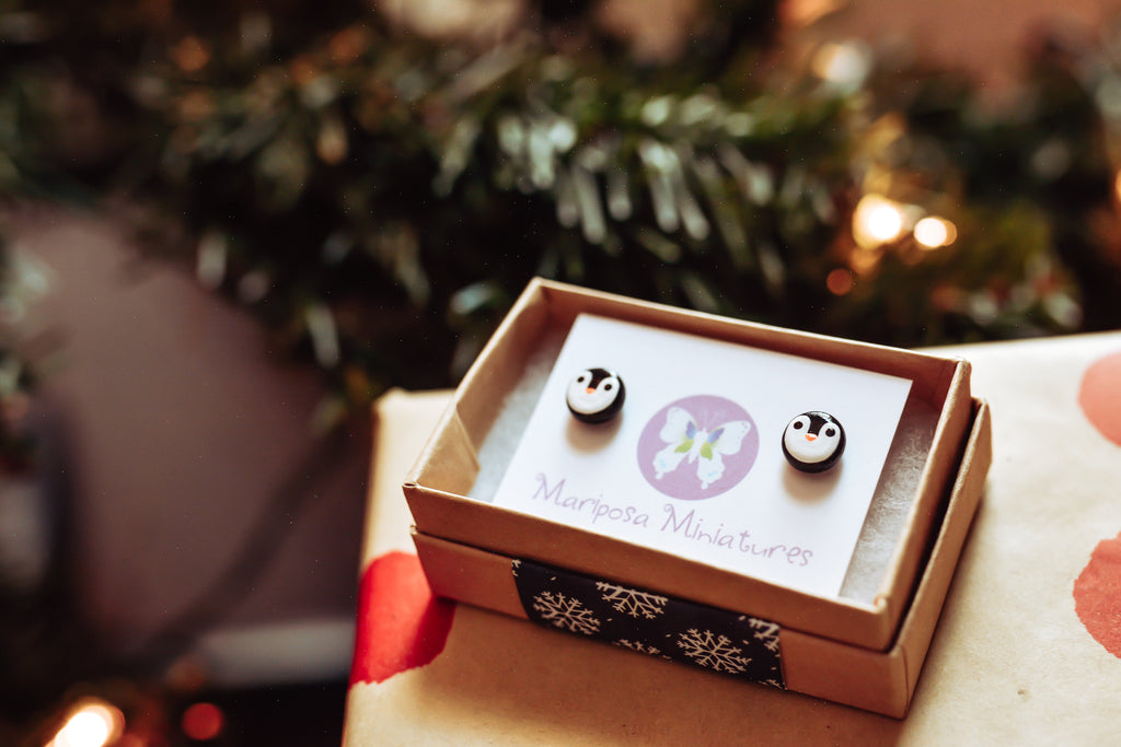 Penguin Earrings