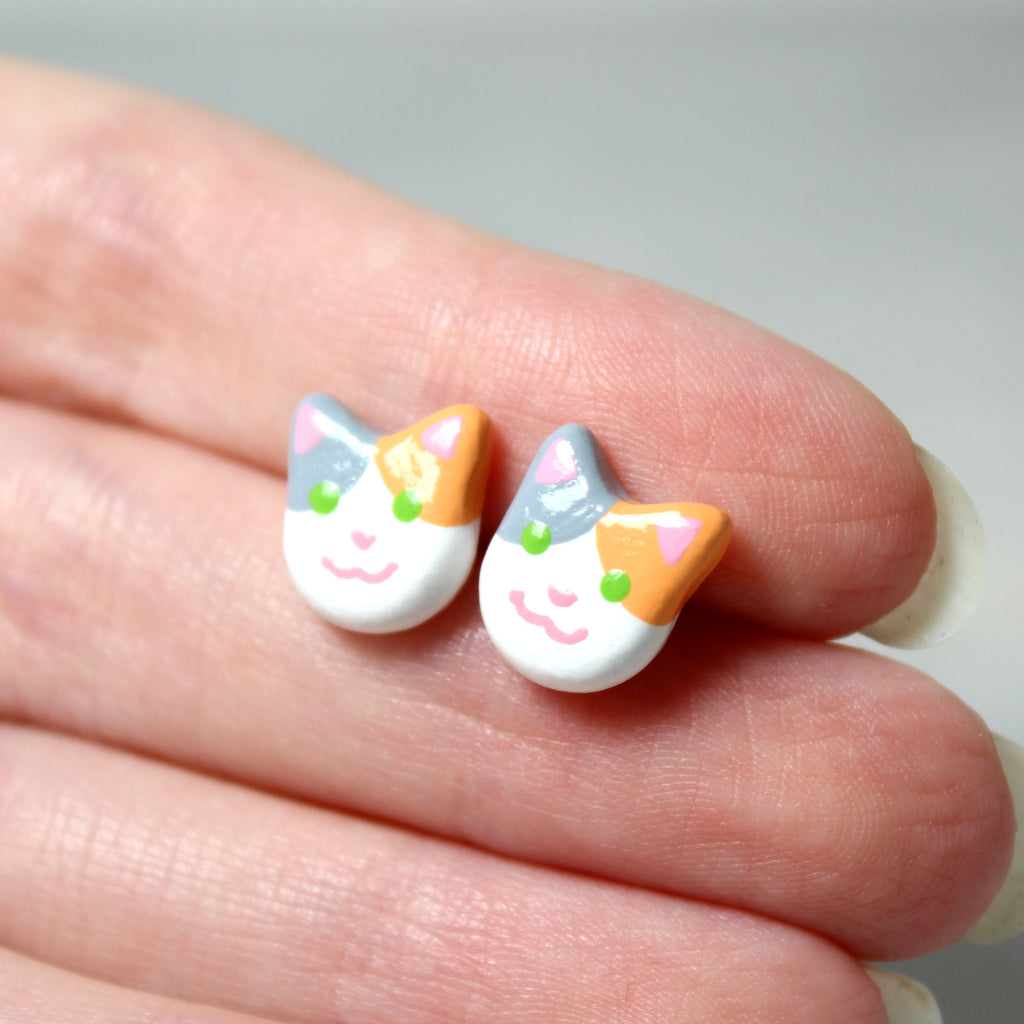 Calico Cat Earrings