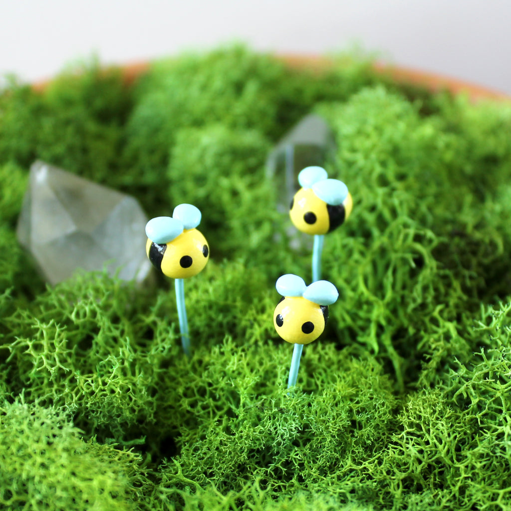 Fairy Garden Bumblebees (Set of 3)