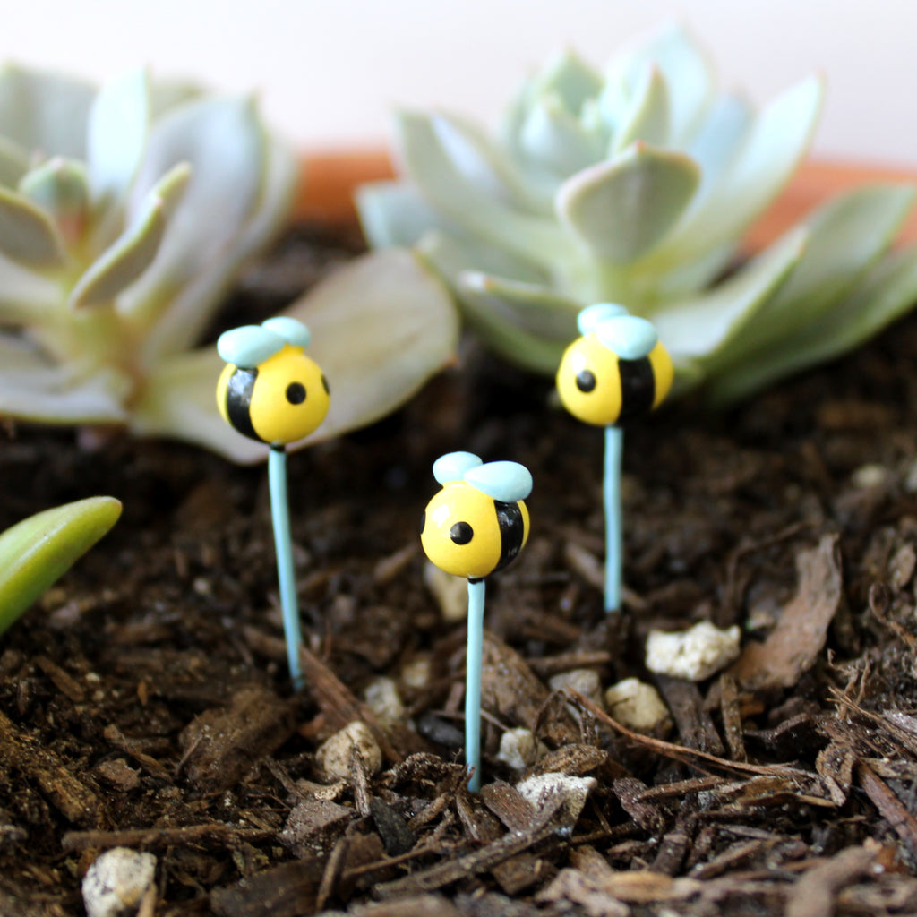 Fairy Garden Bumblebees (Set of 3)
