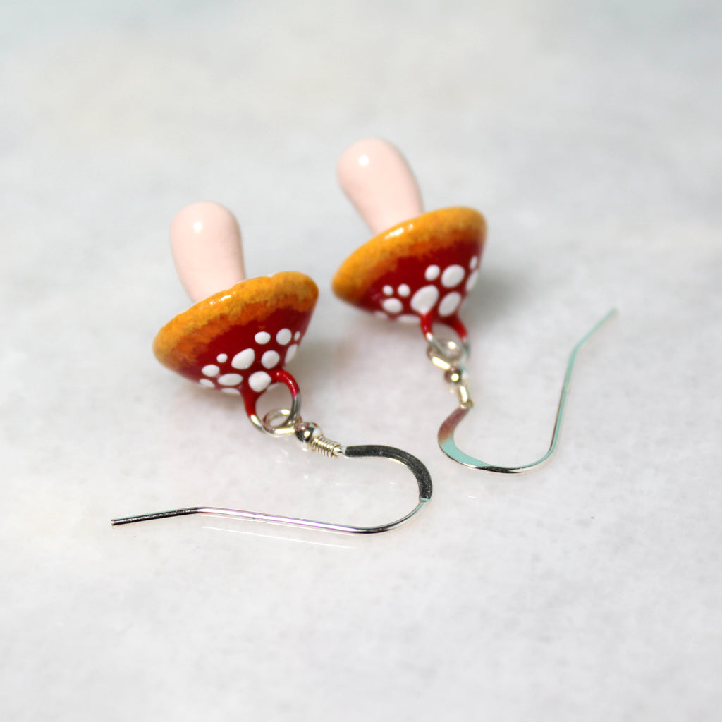 Mushroom Dangle Earrings