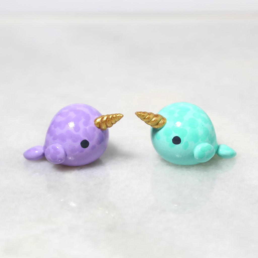 Narwhal Figurine | Pastel