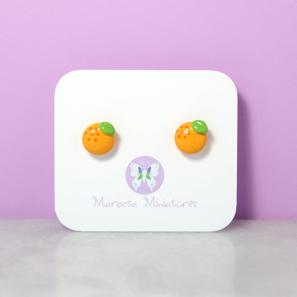Orange Earrings