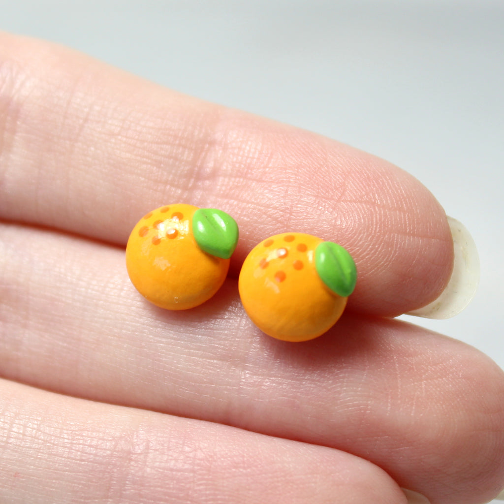 Orange Earrings