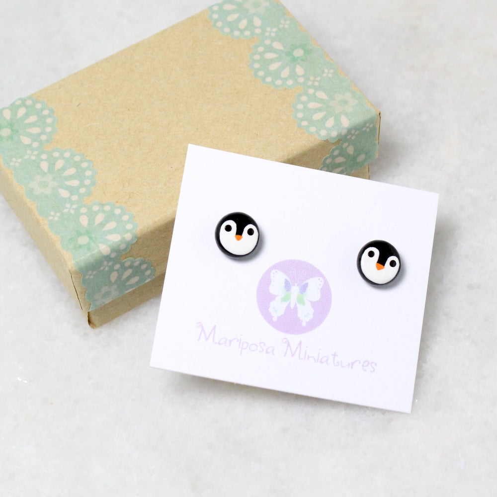 Penguin Earrings