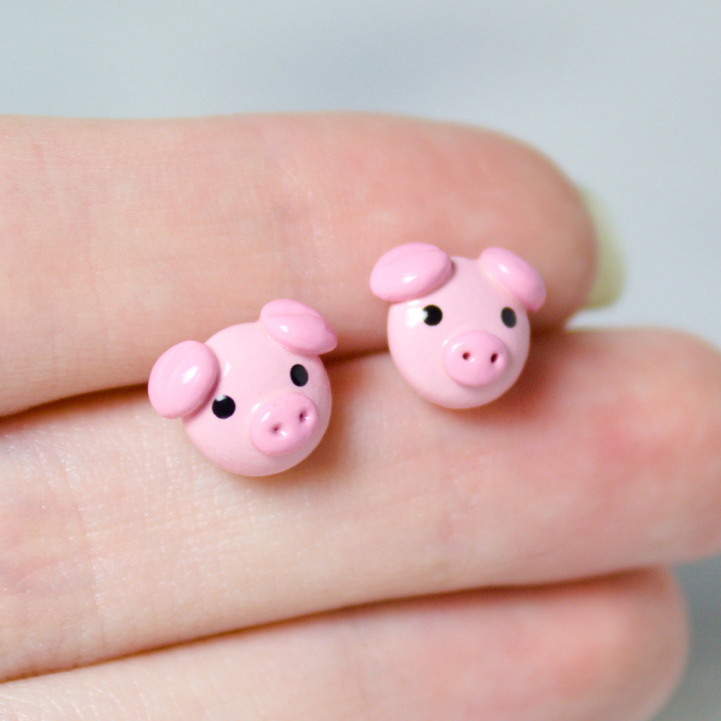 Pig Earrings