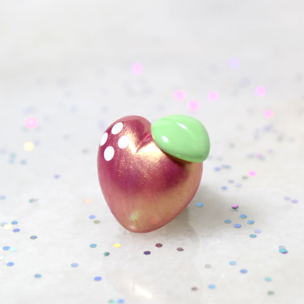 Pink Gold Peach Pin