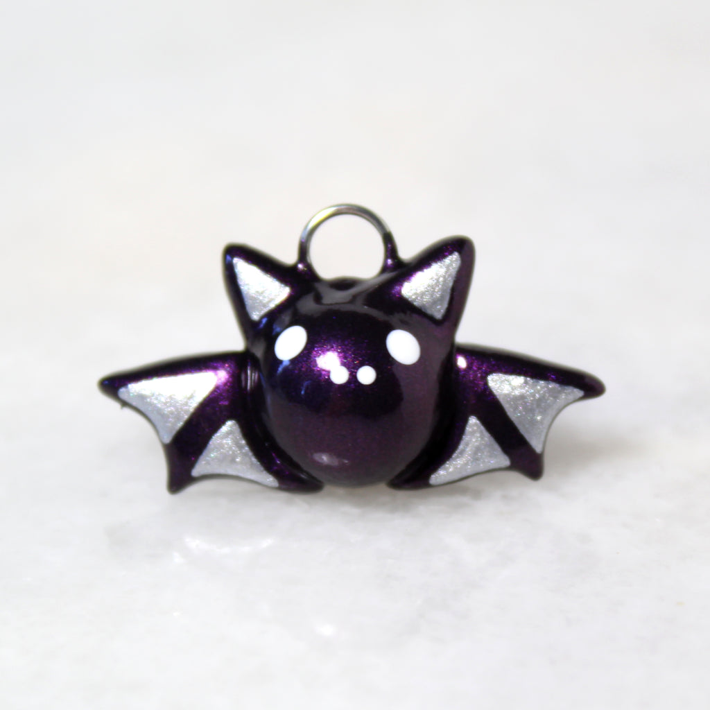 Plum Bat Charm