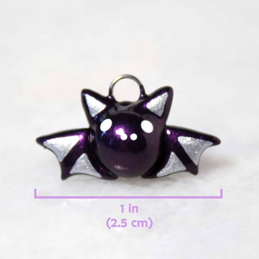 Plum Bat Charm