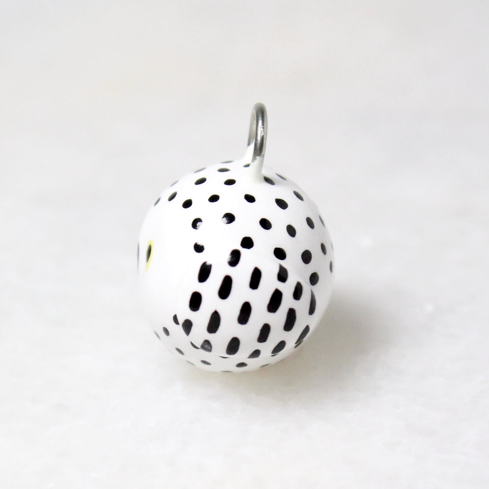Snowy Owl Charm