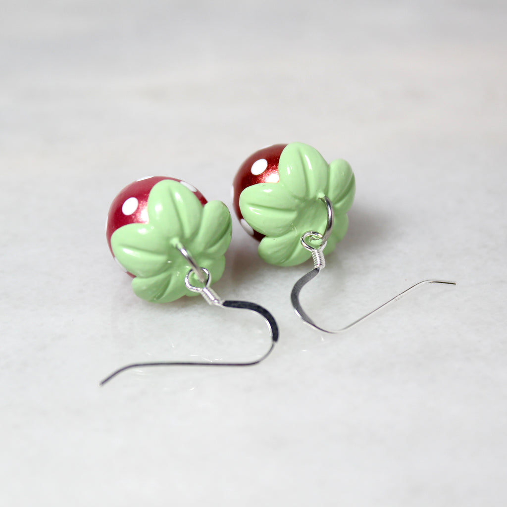 Mismatched Strawberry Earrings