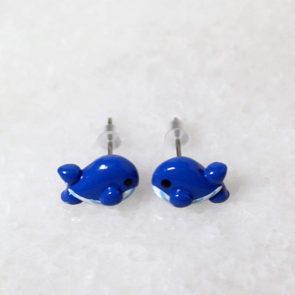 Whale Earrings