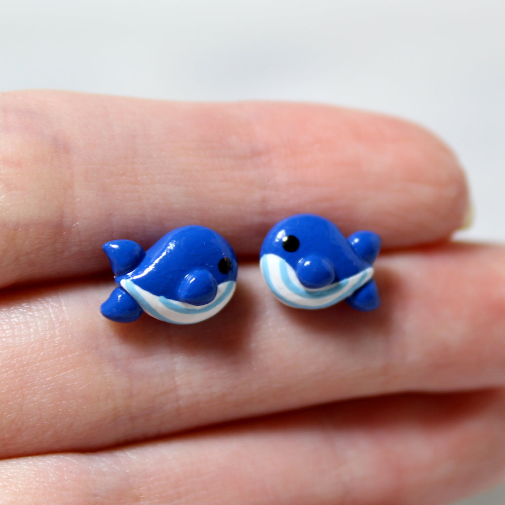 Whale Earrings